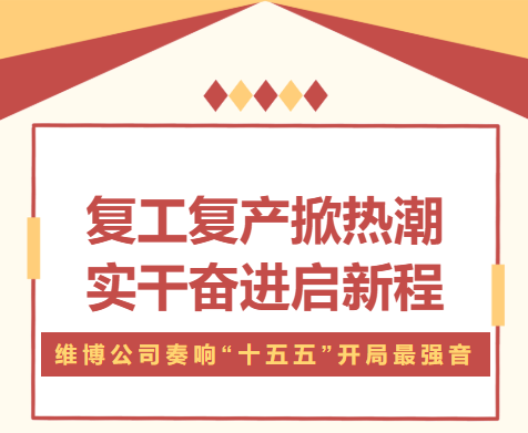 復(fù)工復(fù)產(chǎn)掀熱潮 實干奮進(jìn)啟新程 —— 維博公司奏響 “十五五” 開局最強(qiáng)音